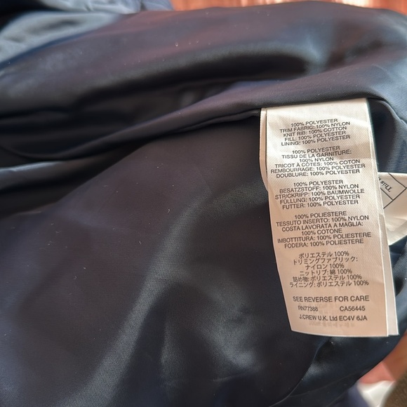 EUC J. Crew Quilted Jacket, L - Picture 9 of 12